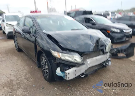 2013 Honda Civic Exl из США, поврежденный, VIN 19XFB2F90DE034264